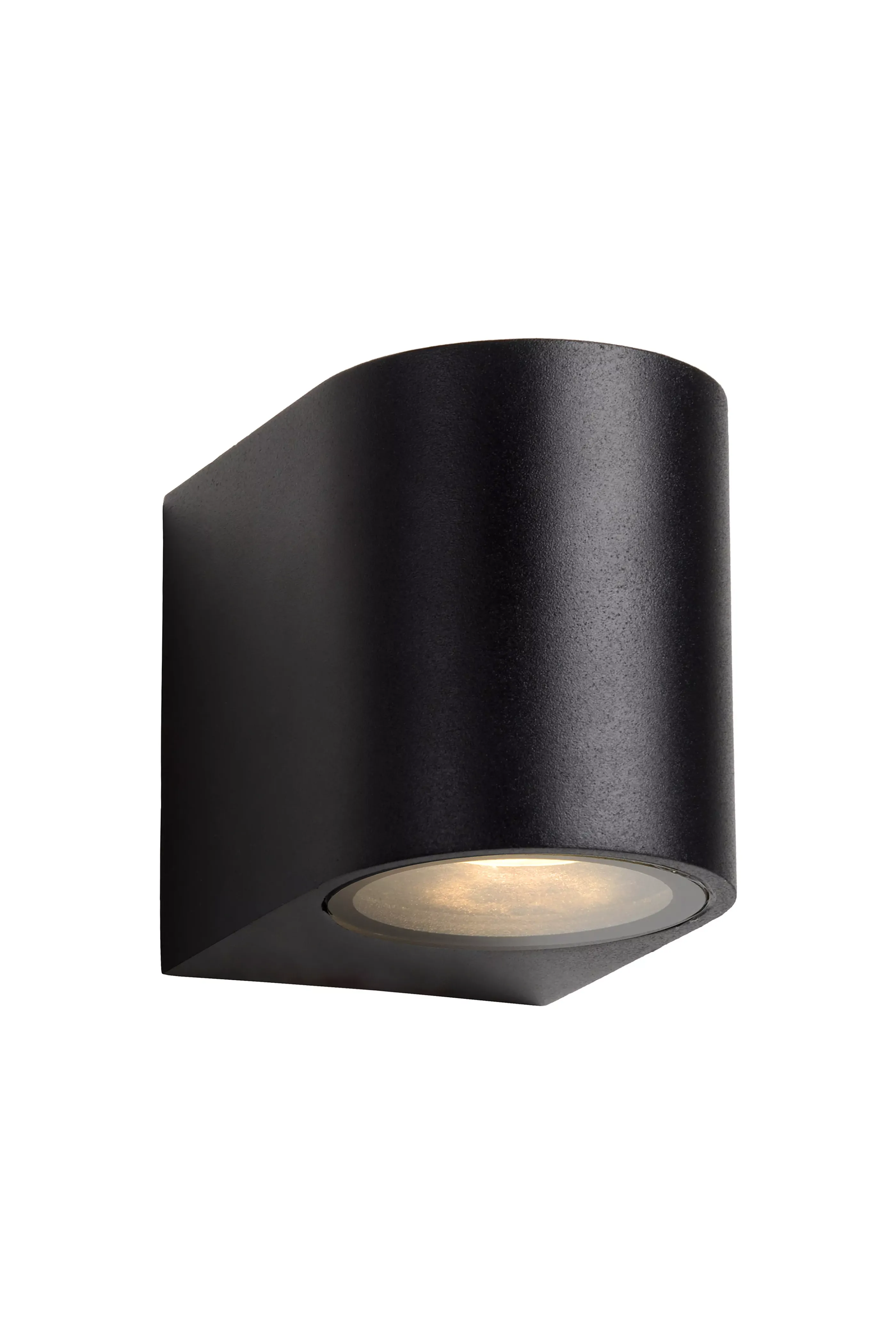 New ZORA-LED - Wandspot / Wandlamp Binnen/Buiten - LED Dimb. - GU10 - 1x5W 3000K - IP44 - Zwart Wandverlichting Buiten