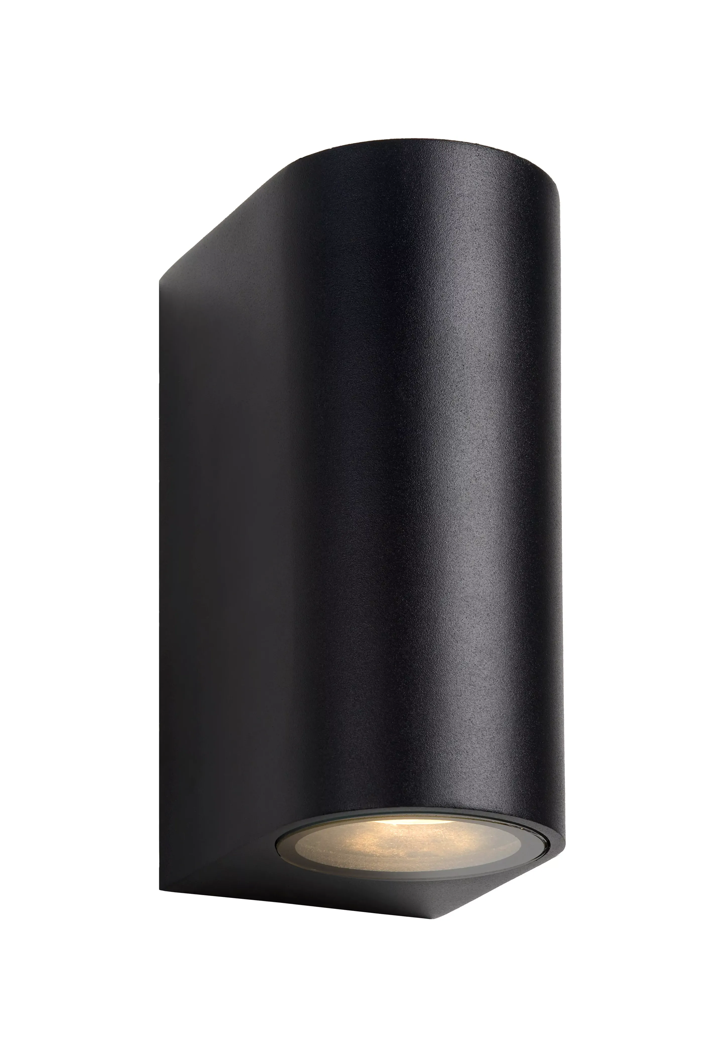 New ZORA-LED - Wandspot / Wandlamp Binnen/Buiten - LED Dimb. - GU10 - 2x5W 3000K - IP44 - Zwart Wandverlichting Buiten