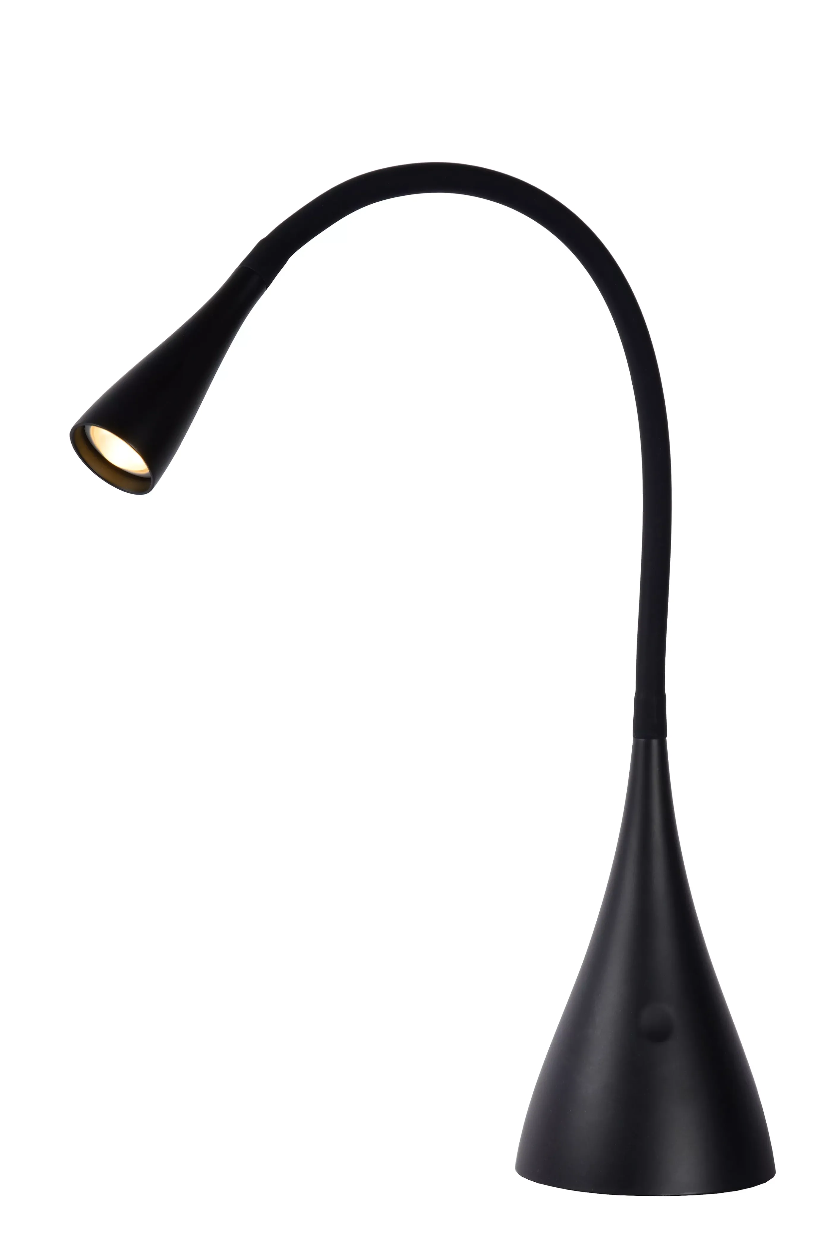 Discount ZOZY - Bureaulamp - LED 3 StepDim - 1x4W 3000K - Zwart Bureaulampen