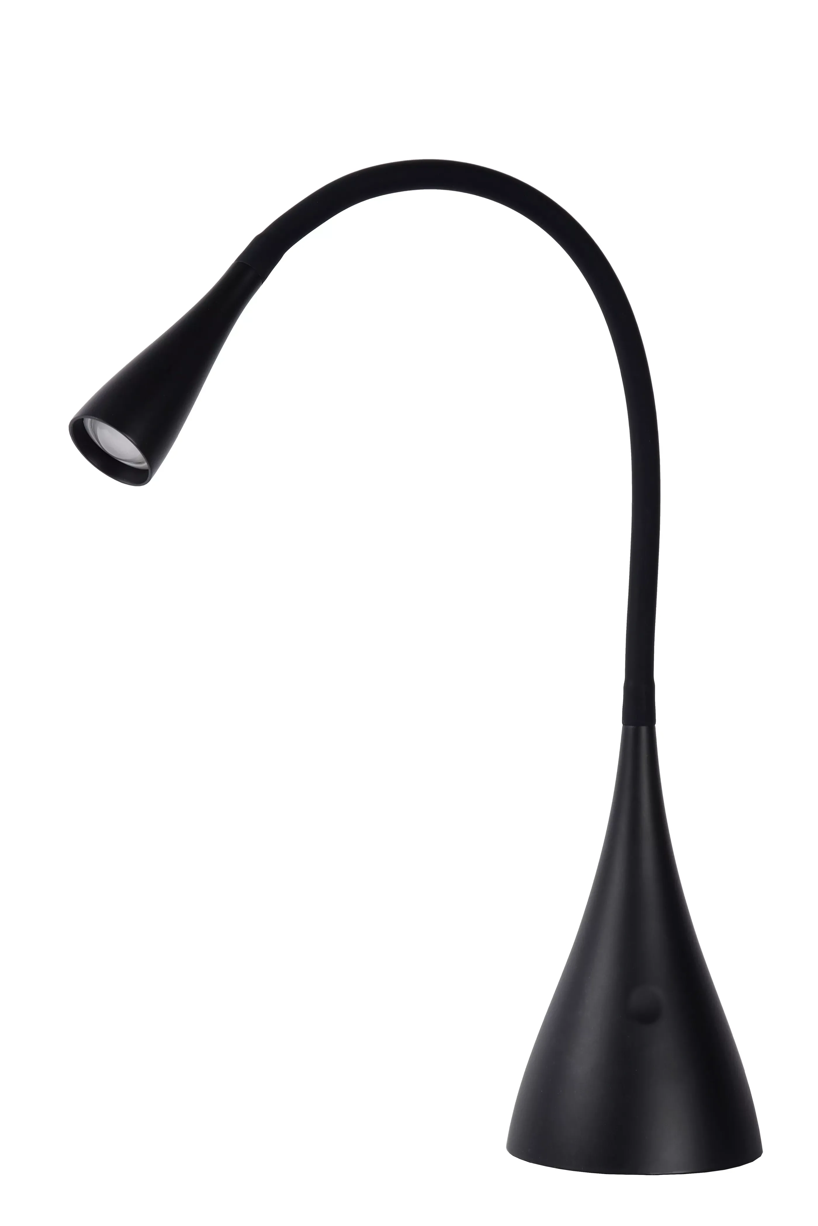 Discount ZOZY - Bureaulamp - LED 3 StepDim - 1x4W 3000K - Zwart Bureaulampen