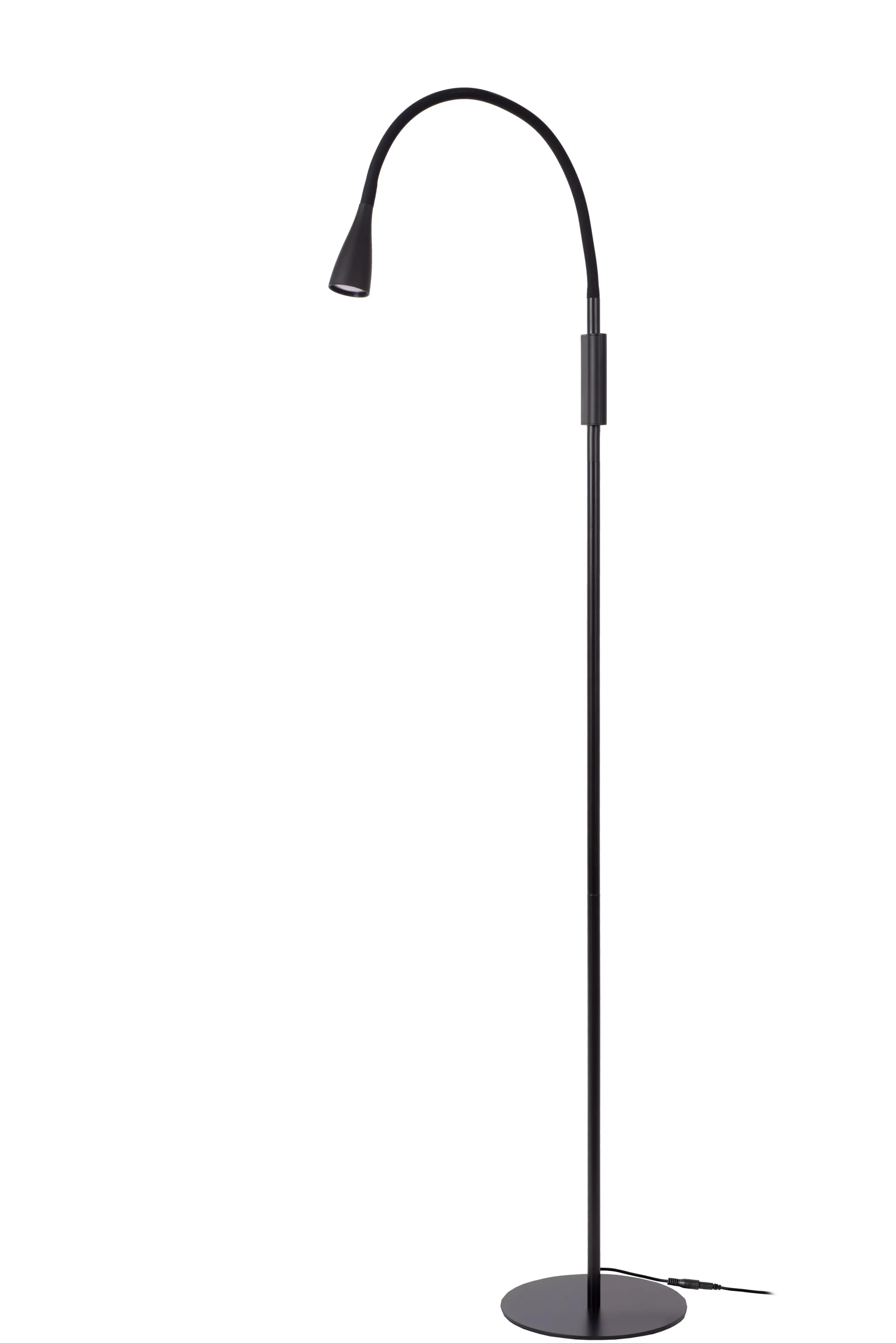 Fashion ZOZY - Leeslamp - LED 3 StepDim - 1x4W 3000K - Zwart Staande Lampen